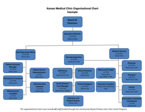 Clinic Organizational Chart Template  Form