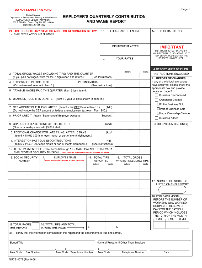  Nevada Form Nucs 4072 2006-2024