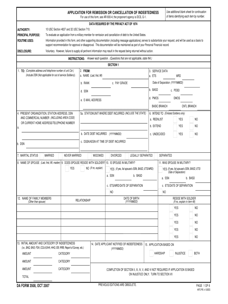 Form 3508