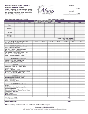Concentriclink Time Sheets Form