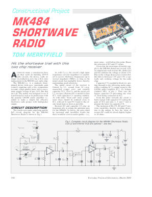 Mk484 Shortwave Radio  Form