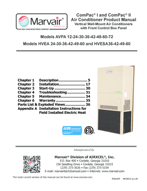 Marvair Hvac Manuals  Form