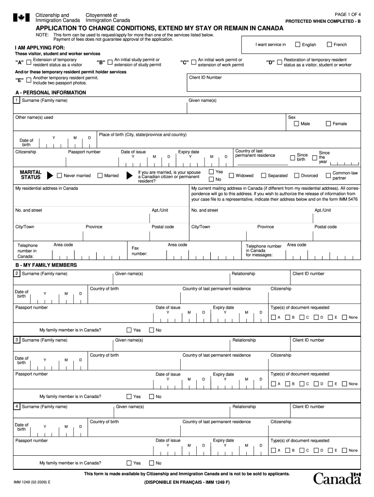  Imm5710 Form Sample 2009