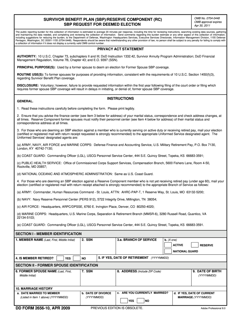 Dd Form 2656 10