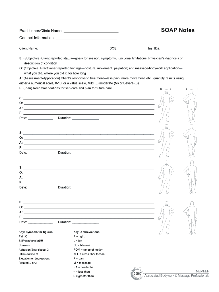 Soap Note Generator  Form