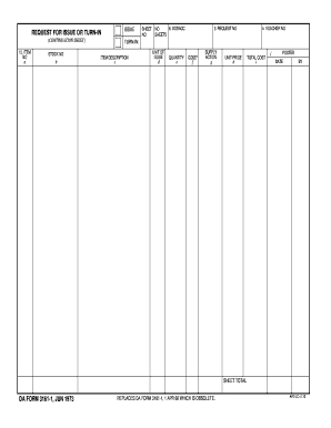 Da Form 3161 Dec Fillable PDF