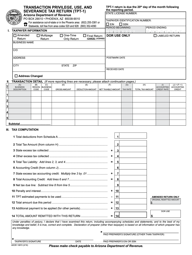  Form Tpt Tax 2015