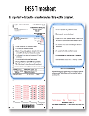 Ihss Timesheet Generator  Form