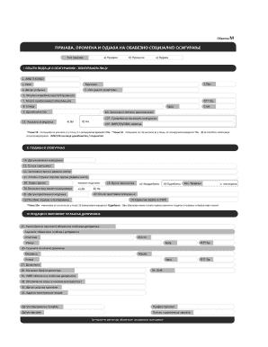 Popunjen M Obrazac Primer  Form