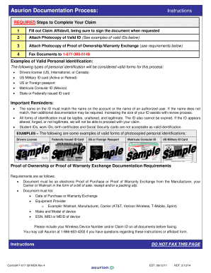 Phoneclaim Att Documents  Form