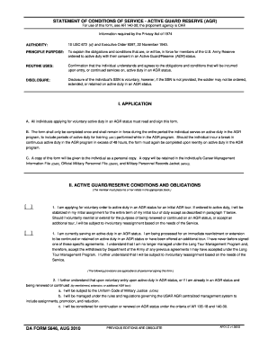 Statement of Service Letter Army  Form