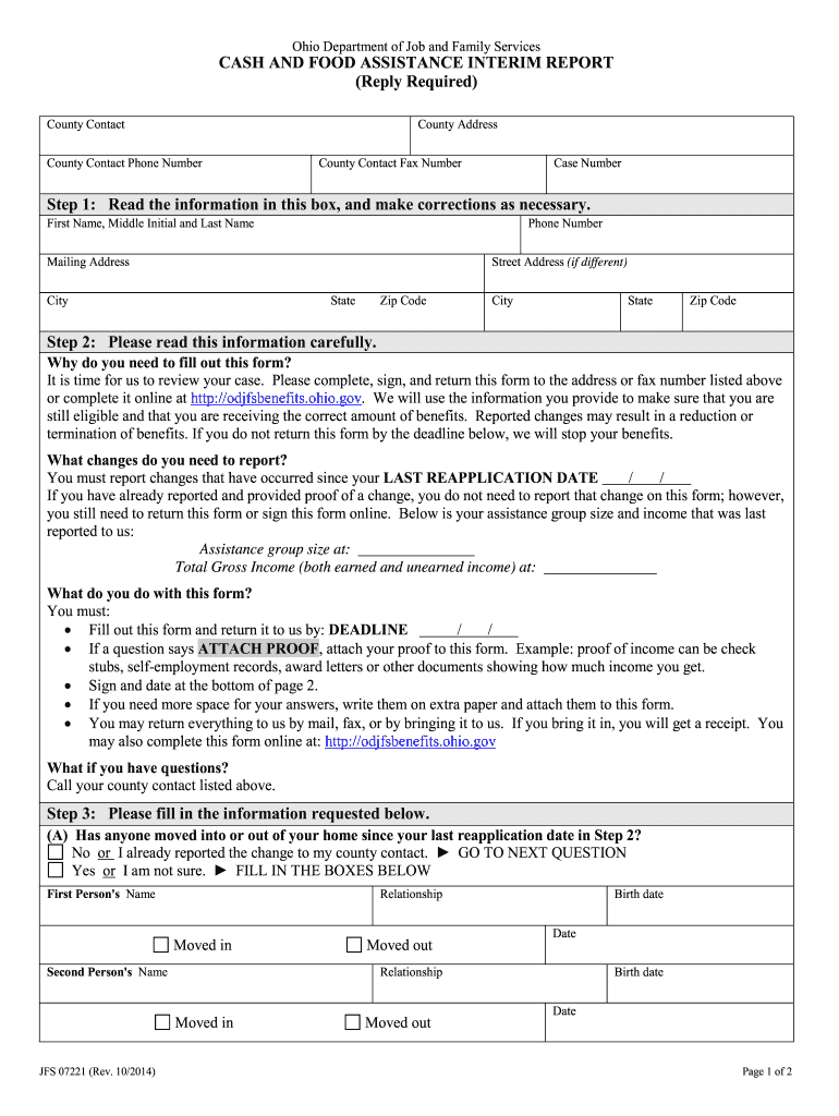  Odjfs Benefits Ohio Interim Report 2014