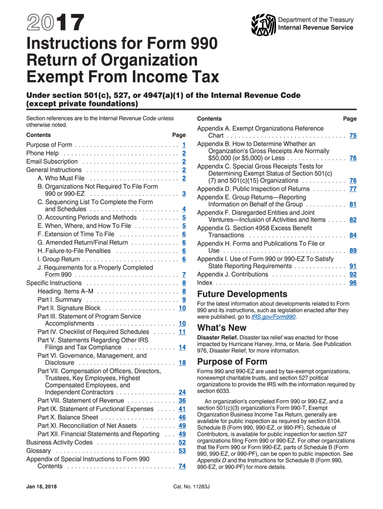  Form 990 Instructions 2014