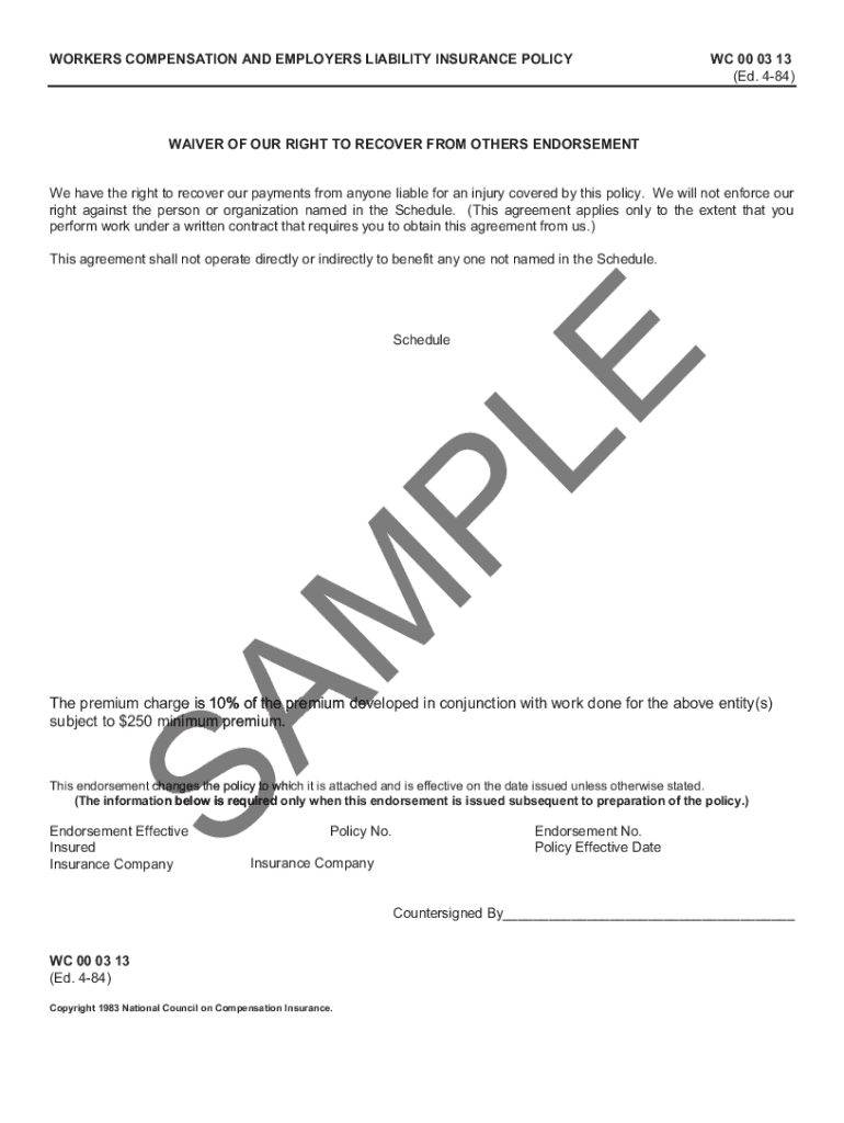 Wc 00 03 13  Form