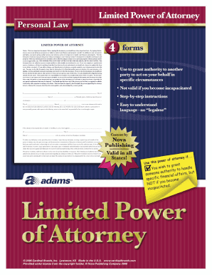 Power of Attorney for Vehicle Transactions California  Form