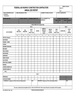 Form FHWA 1391