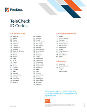 Telecheck Forgeryidentity Theft Affidavit Form