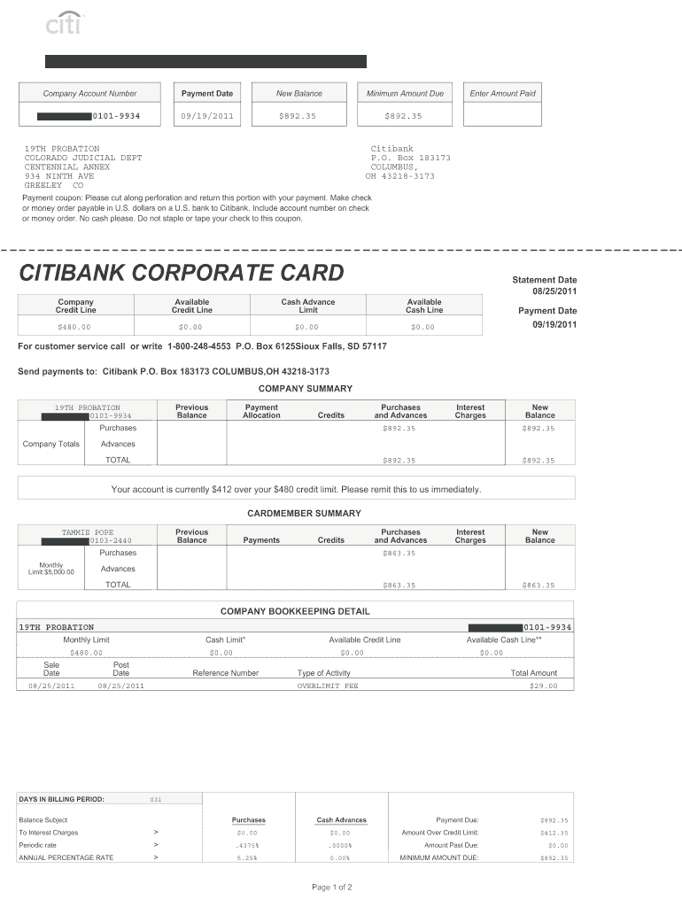 Minimum Amount Due Colorado  Form