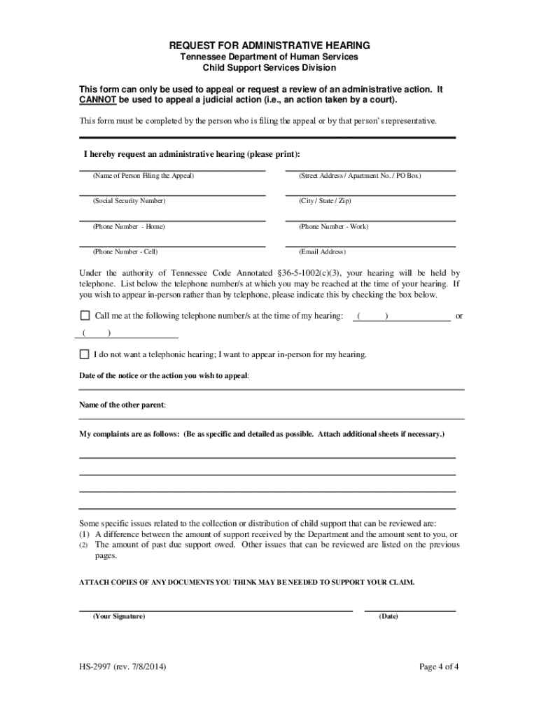 How to Apply Child Support in Tennessee Form 2014