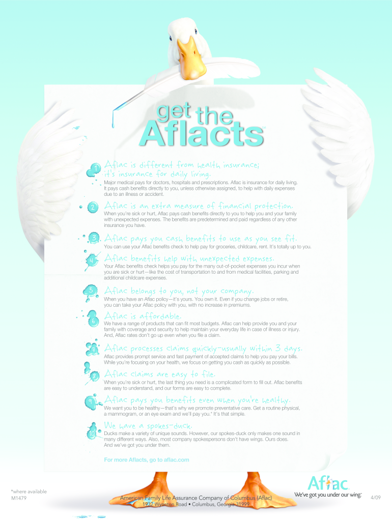 AFLAC Brochure PDF Acboe Org  Form