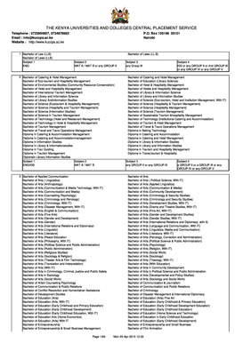 Kuccps Ac Ke Login Account Login  Form