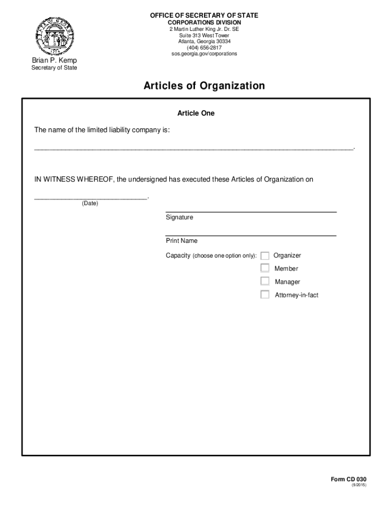  Form Cd 030 2015