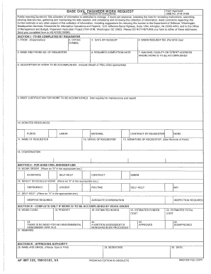 Af Form 332