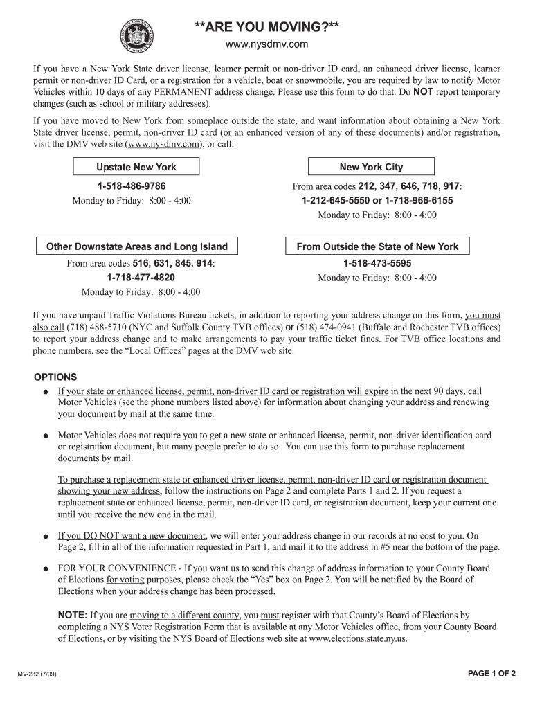  Mv 232 Filling Form 2015