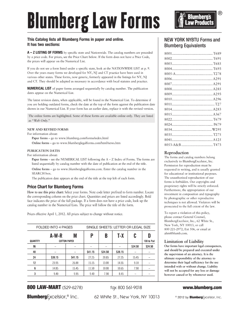 Blumberg Lease Form 55