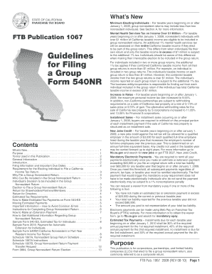  Form 3864, Group Nonresident Return Ftb Ca 2020-2024