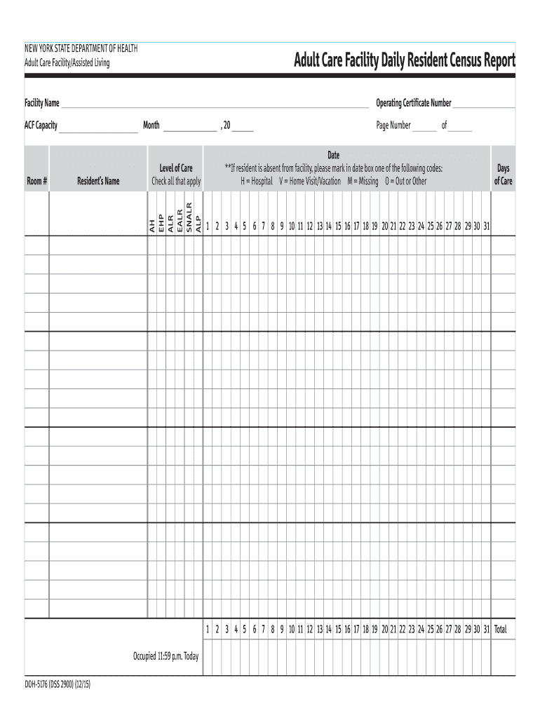  Doh Form 2015-2024