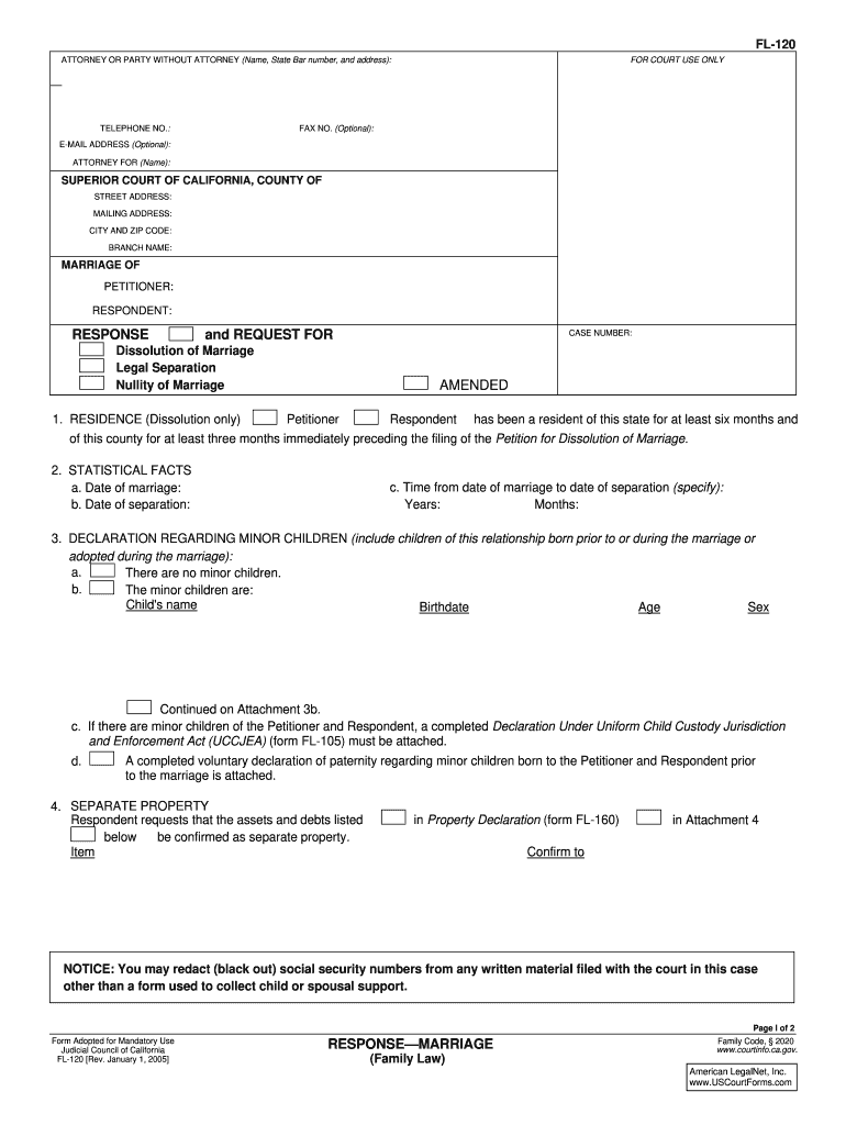  Fl 120  Form 2005