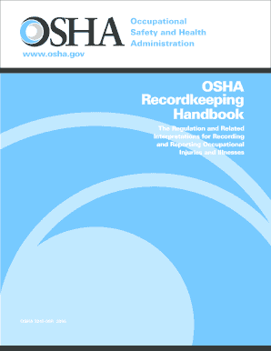Osha Recordkeeping Handbook PDF  Form