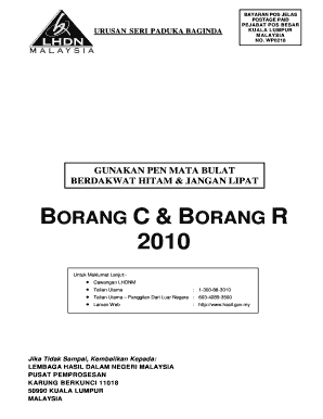 Borang C Lhdn  Form