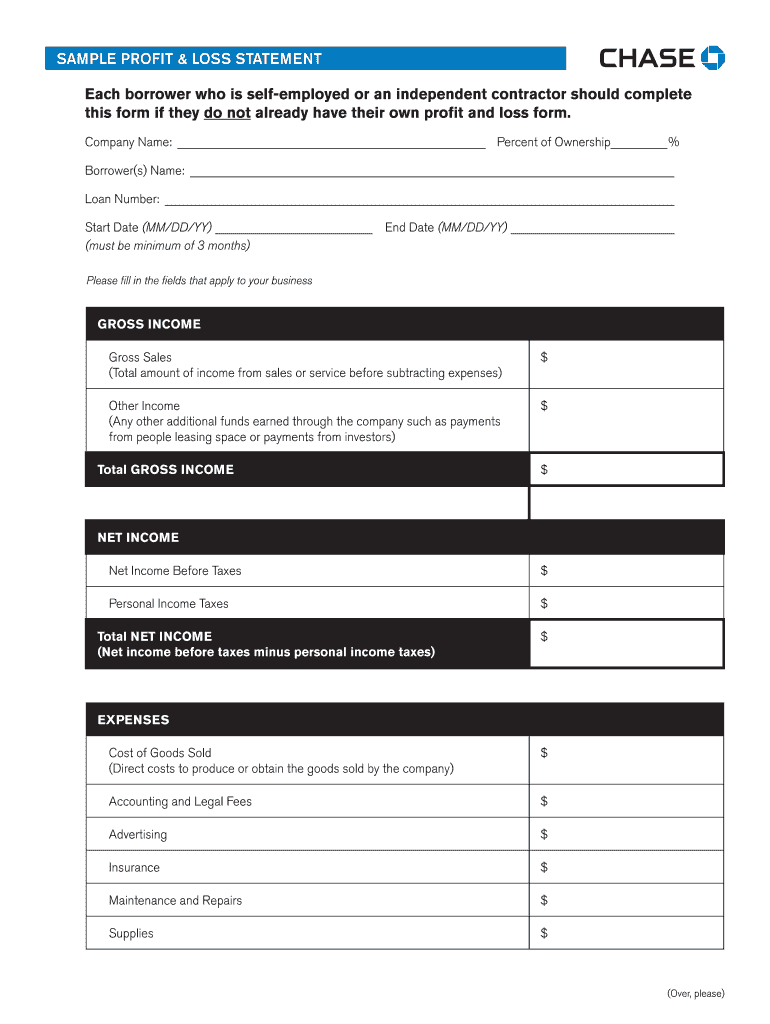  Profit and Loss Statement for Self Employed Hairdresser 2017