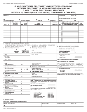 Medical Annual Redetermination Form