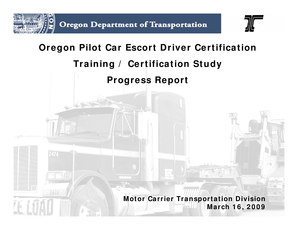 Oklahoma Pilot Car Certification Online  Form