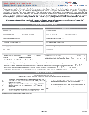 Request Mortgage  Form