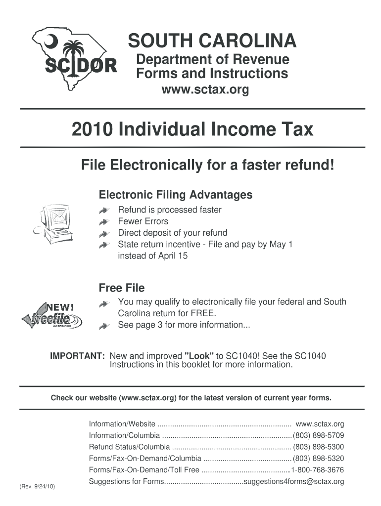  SOUTH CAROLINA Individual Income Tax 2019