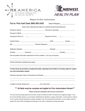 Hap Prior Authorization Form PDF