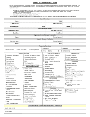 Emilpo Access Request Form