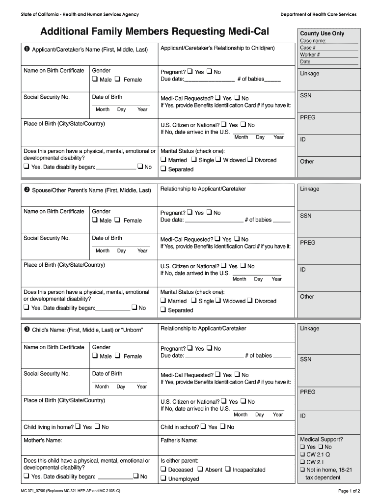 Mc 371  Form