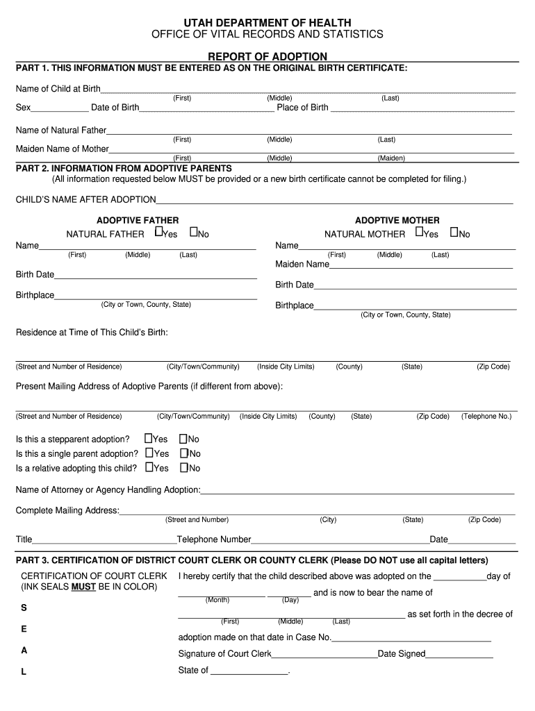 Ut Udoh Adoption  Form