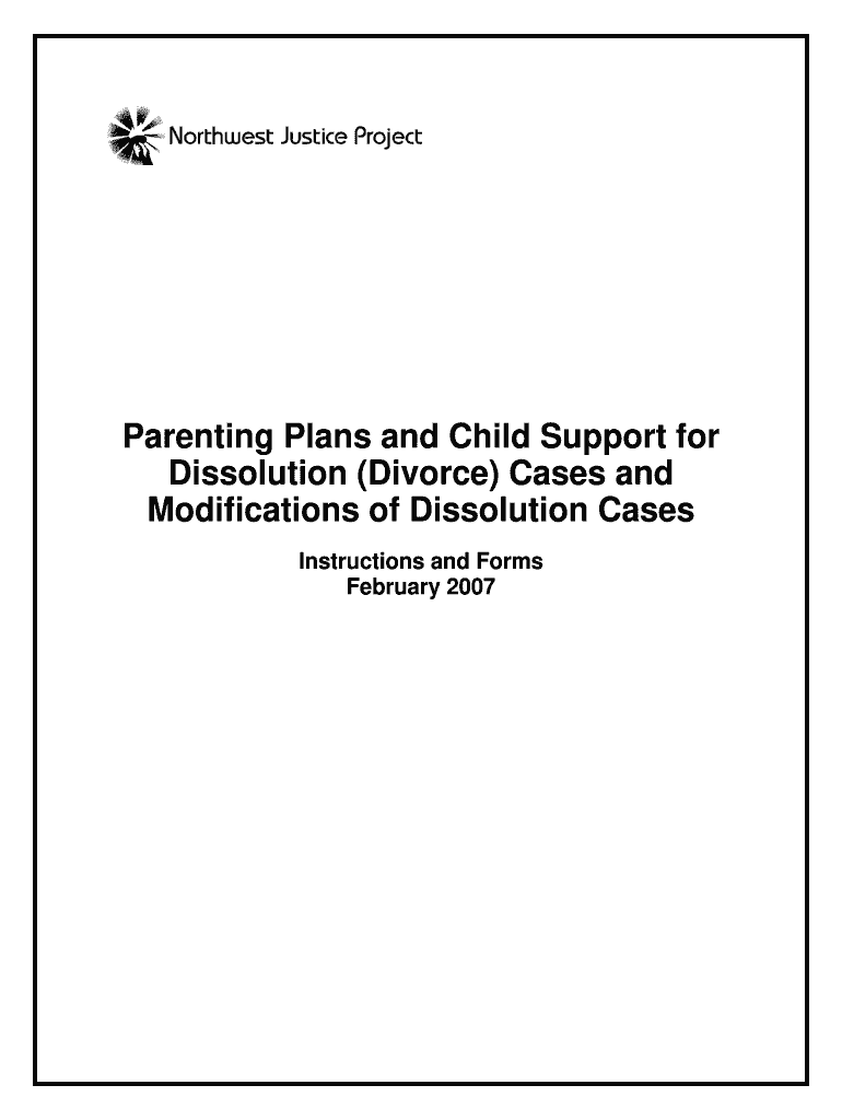 Parenting Plan Template  Form