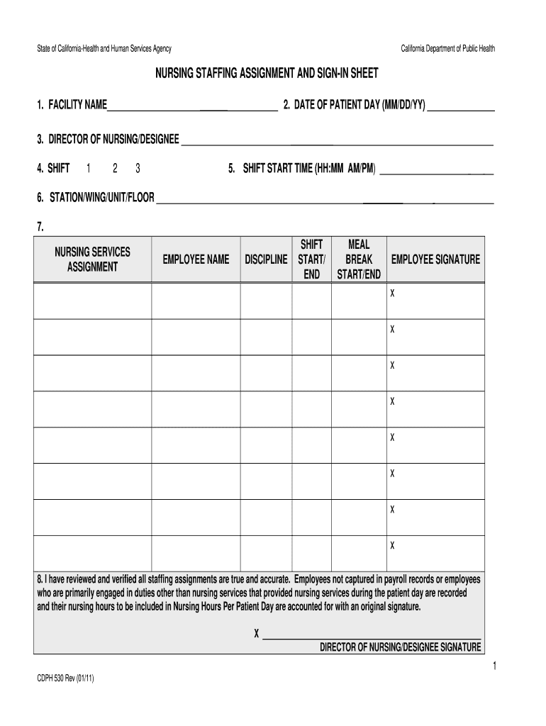 Cdph 530  Form