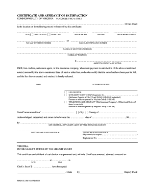 55 66 3 Release of Deed of Trust or Other Lien Virginia Law  Form
