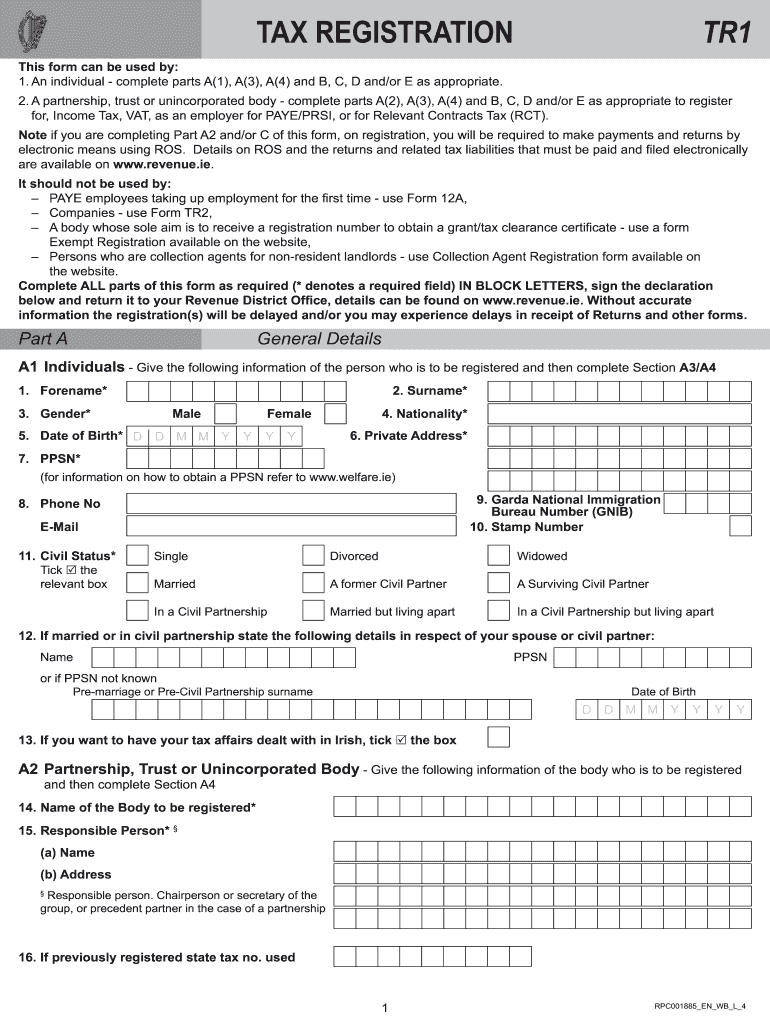 Tr1 Form