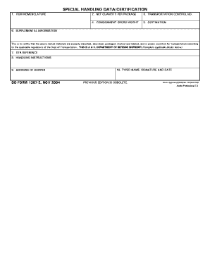 Dd Form 1387 2