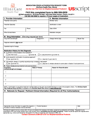 Illinicare Prior Authorization Form PDF