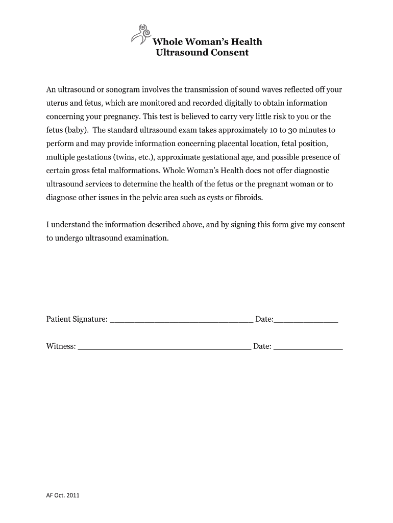  Consent for Use of Lipolysis Cavitation Radio Frequency Ultrasound 2011-2024